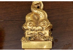 Pair Of Gilt Bronze Electrified Two Light Wall Sconces #2