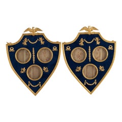 Pair of Gilt Bronze Frames in the Empire Style Pair of Gilt Bronze Frames in the Empire Style
