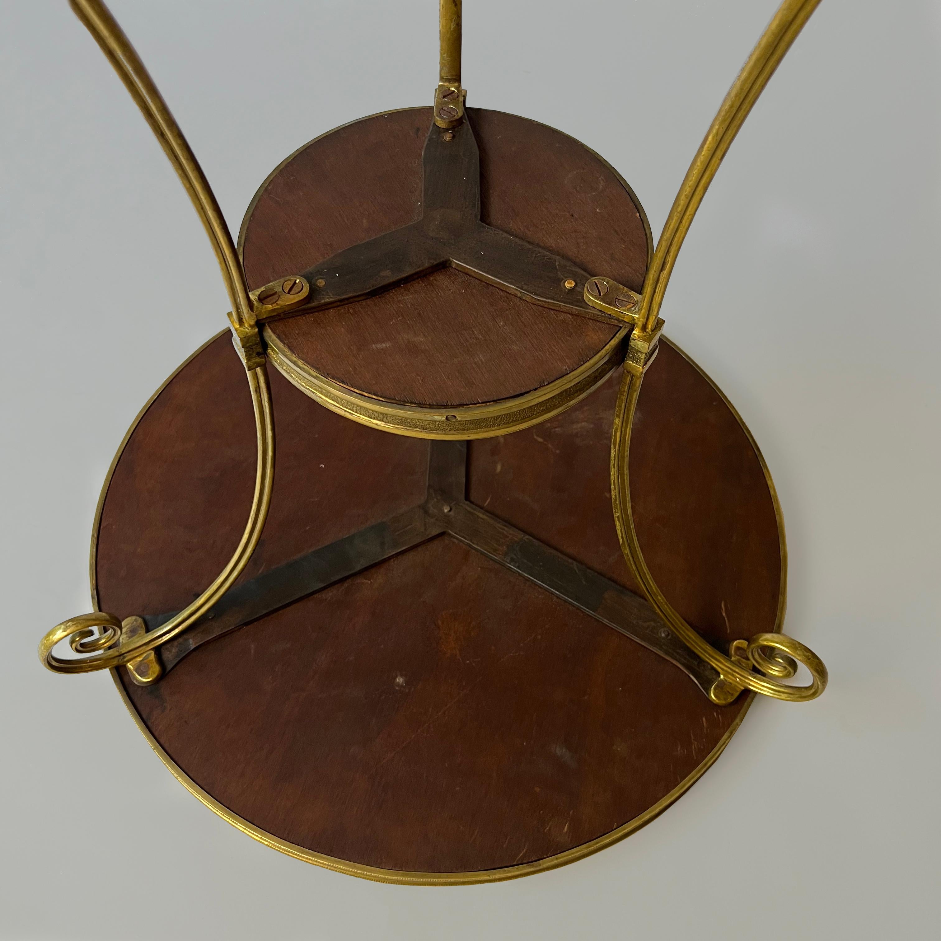 Pair of Gilt Bronze Louis XVI Style Gueridons in vendita 4