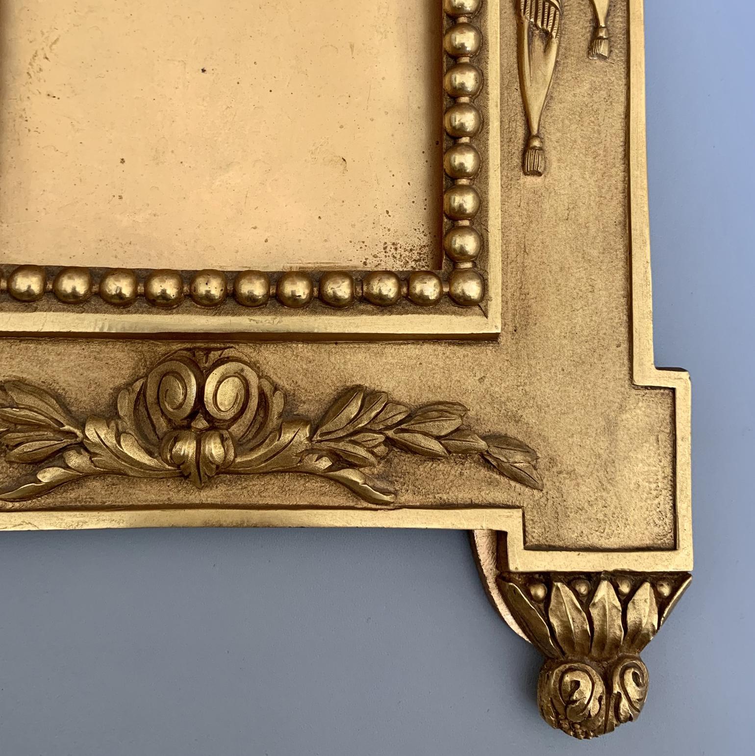 Pair of Gilt Bronze Ormolu Picture Frames French Empire Napoleon III 1