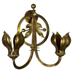 Paire d'appliques en bronze doré Circa 1900