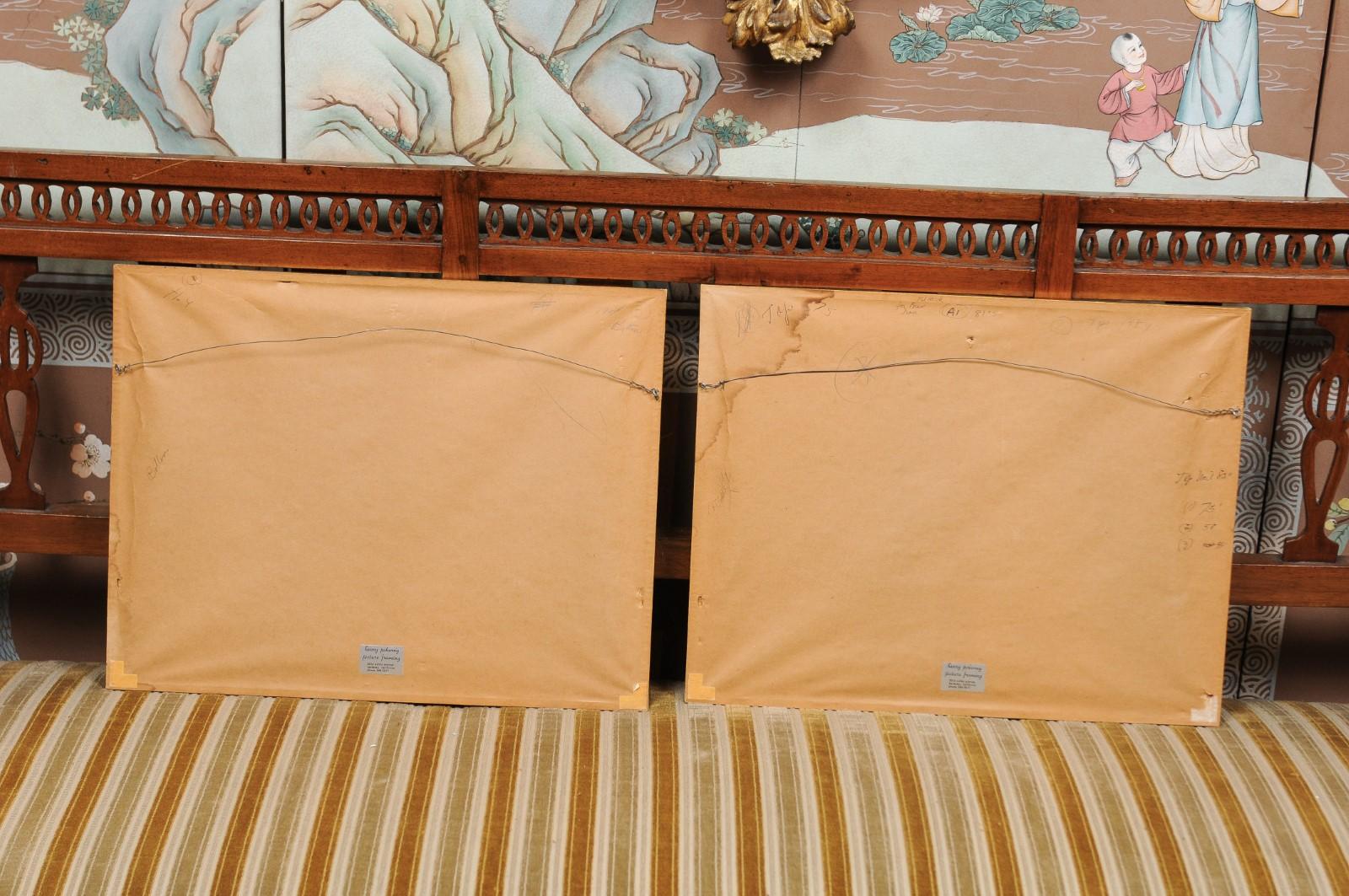 Coppia di incisioni classiche con cornice dorata e toni seppia, incise da J. Spiegl In condizioni buone in vendita a Atlanta, GA