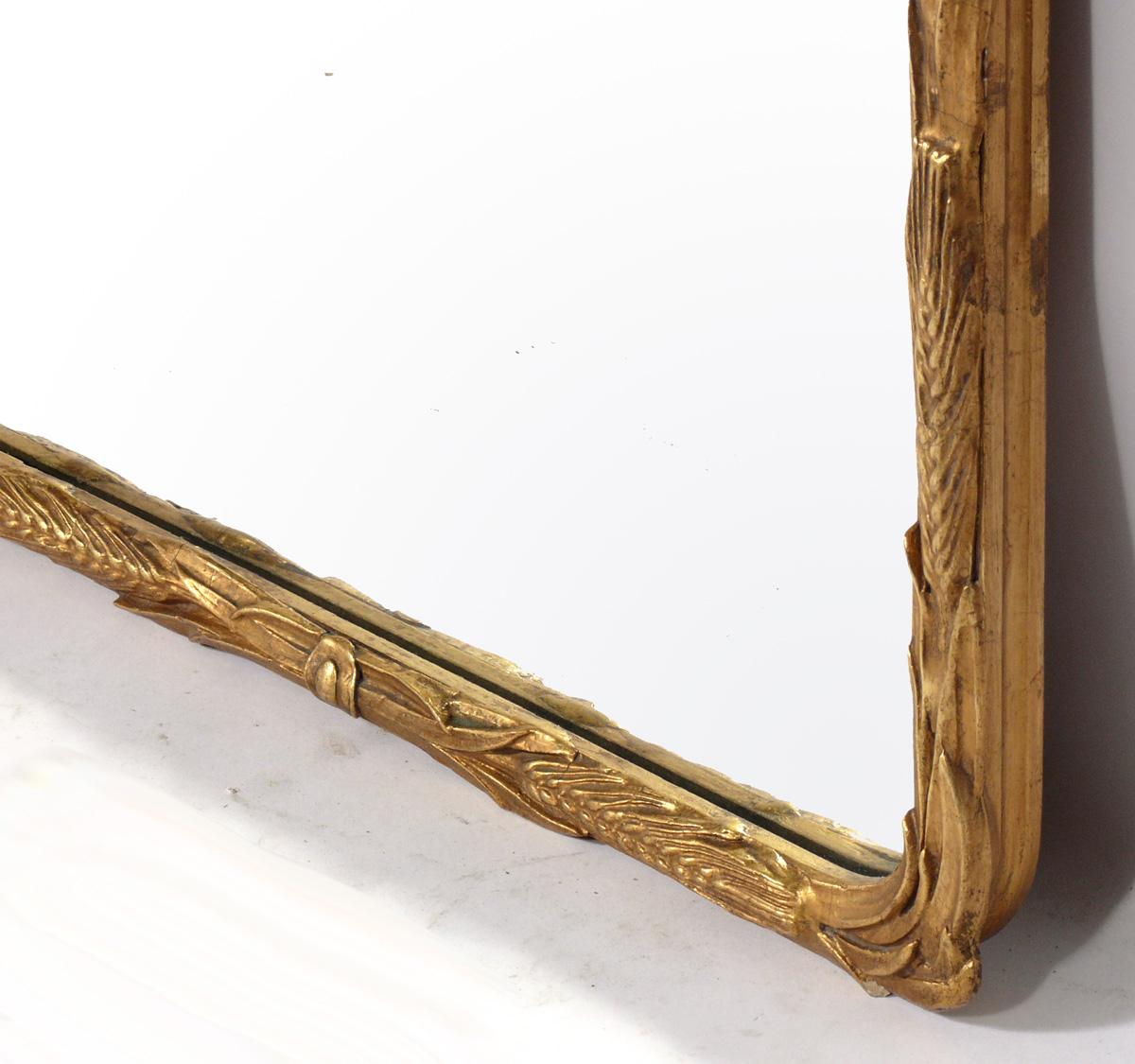 Pair of Gilt French Mirrors In Distressed Condition In Atlanta, GA