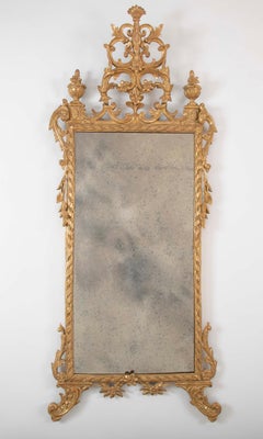 Pair of Gilt Italian Neoclassical Mirrors
