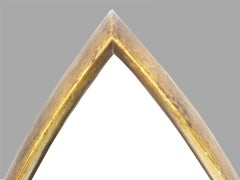 Pair of Gilt La Barge Arched Hanging Wall Mirrors