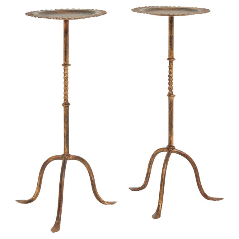 Pair of Gilt Martini Tables For Sale at 1stDibs