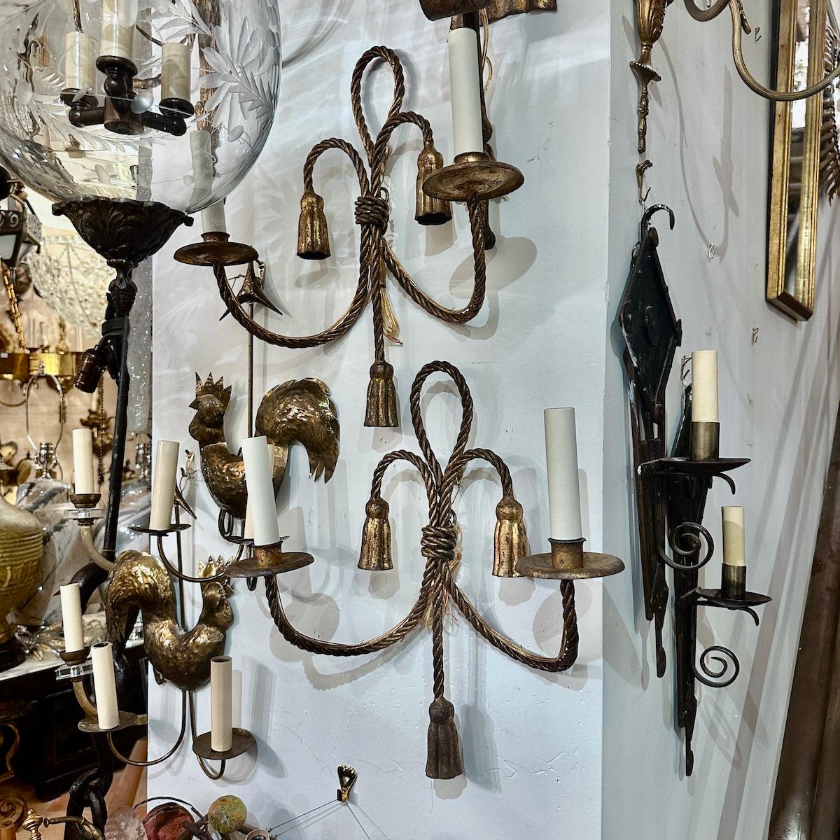 Pair of Gilt Metal 
