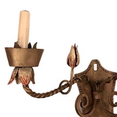 Pair of Gilt Metal Sconces