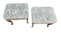 Giltwood and Painted Benches