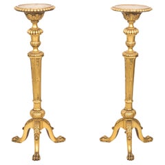 Paire de supports en bois doré George III