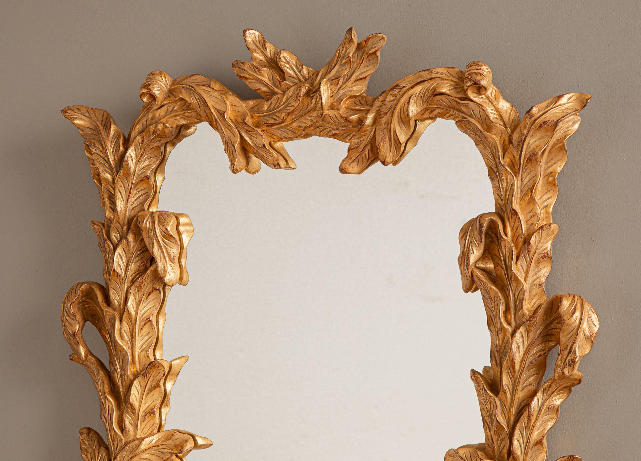 Contemporary Pair of Giltwood George the third Style Mirror Made by La Maison London For Sale
