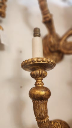 Pair of Giltwood Sconces