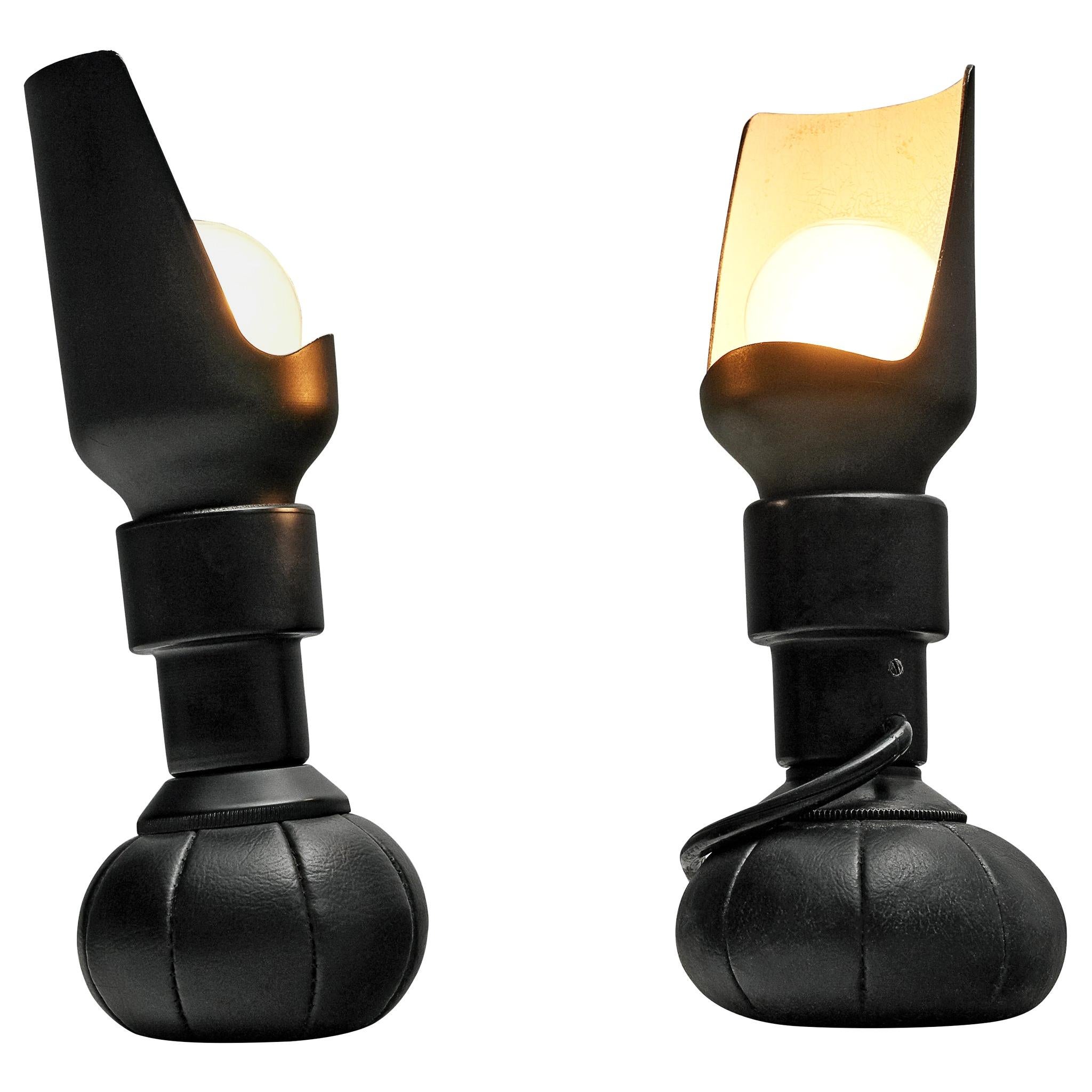 Pair of Gino Sarfatti for Arteluce Playful Table Lamps 600C