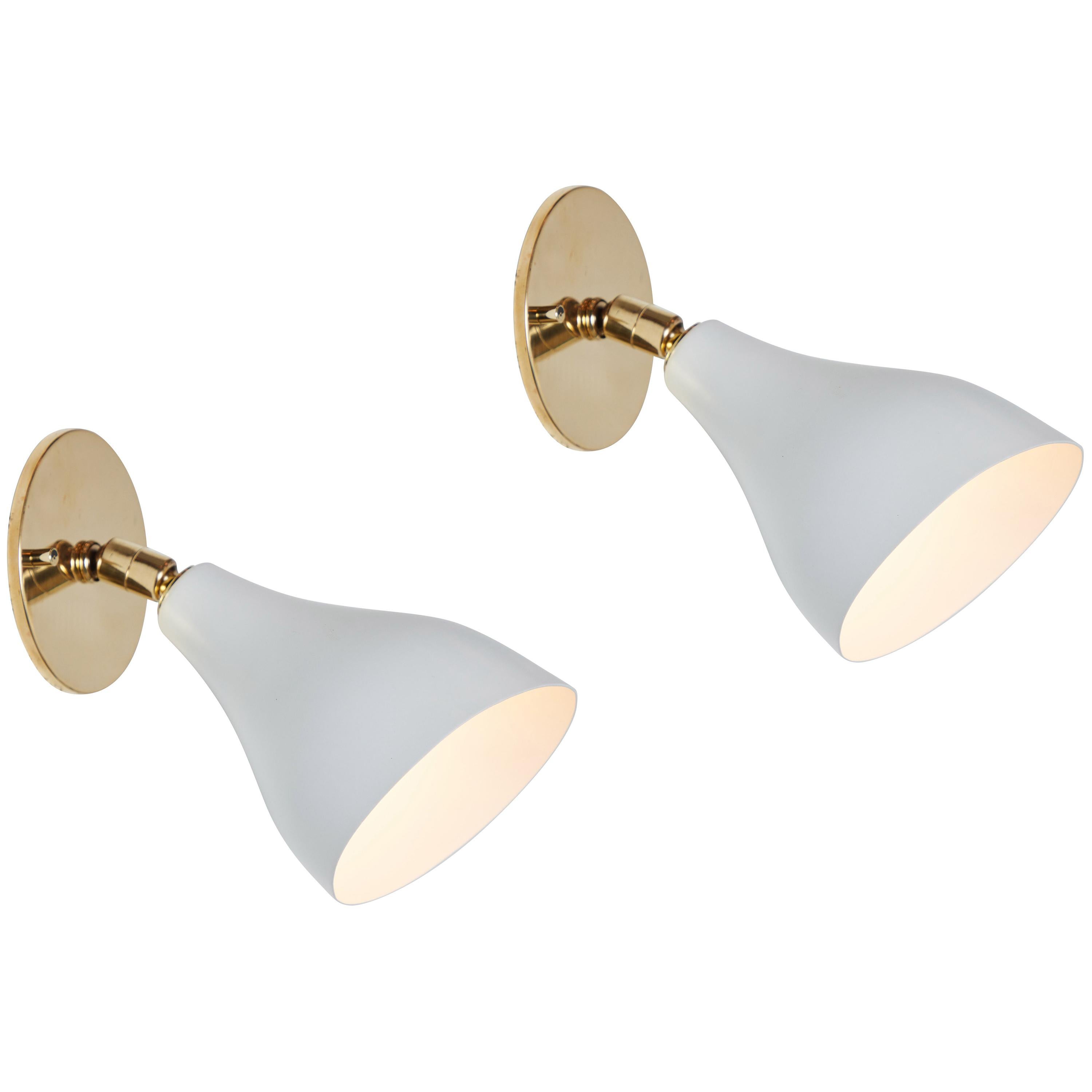 Pair of Gino Sarfatti Model #26B Sconces for Arteluce