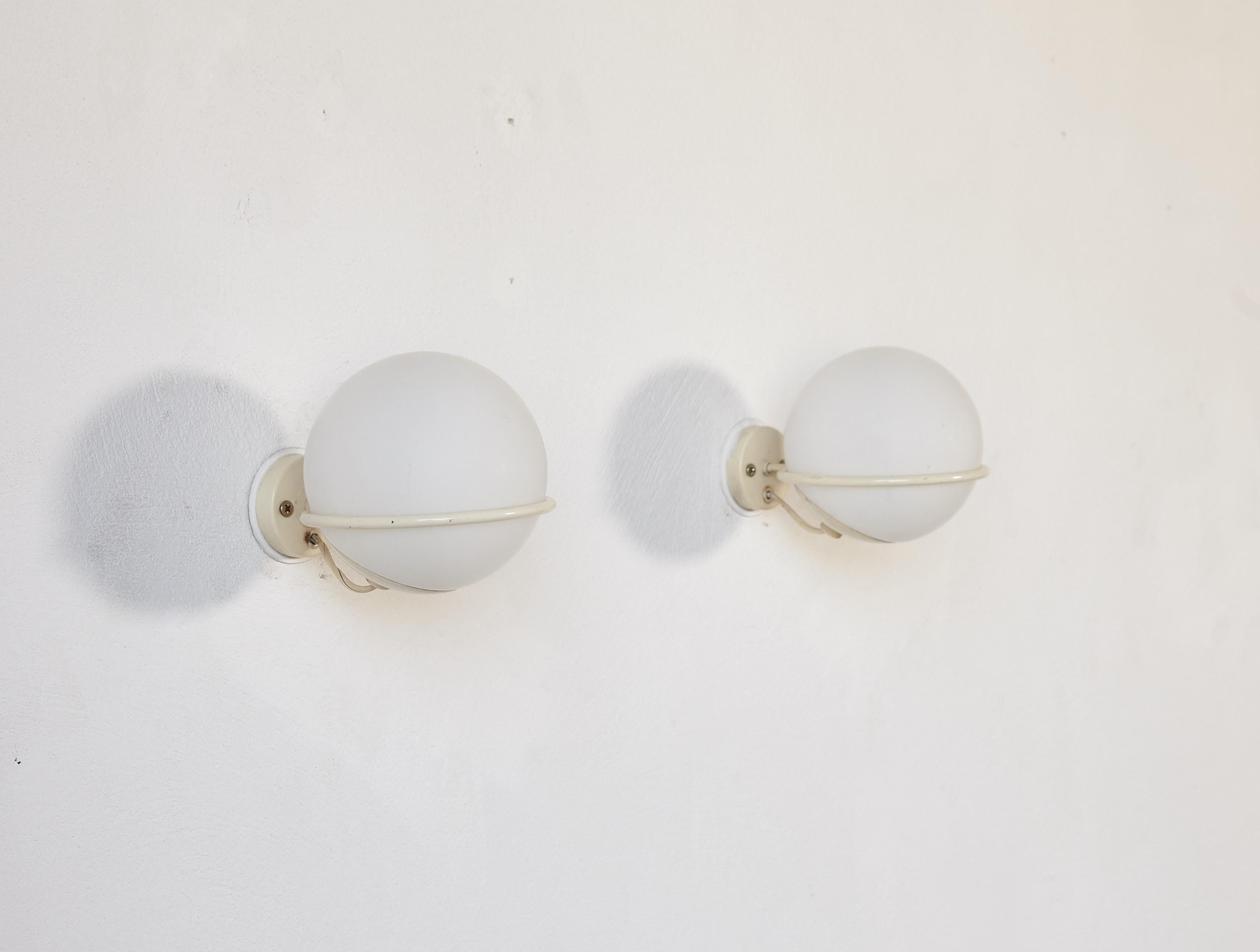 Pair of Gino Sarfatti Wall Lights, Model No. 238/1, Italy, 1960s In Good Condition In London, GB