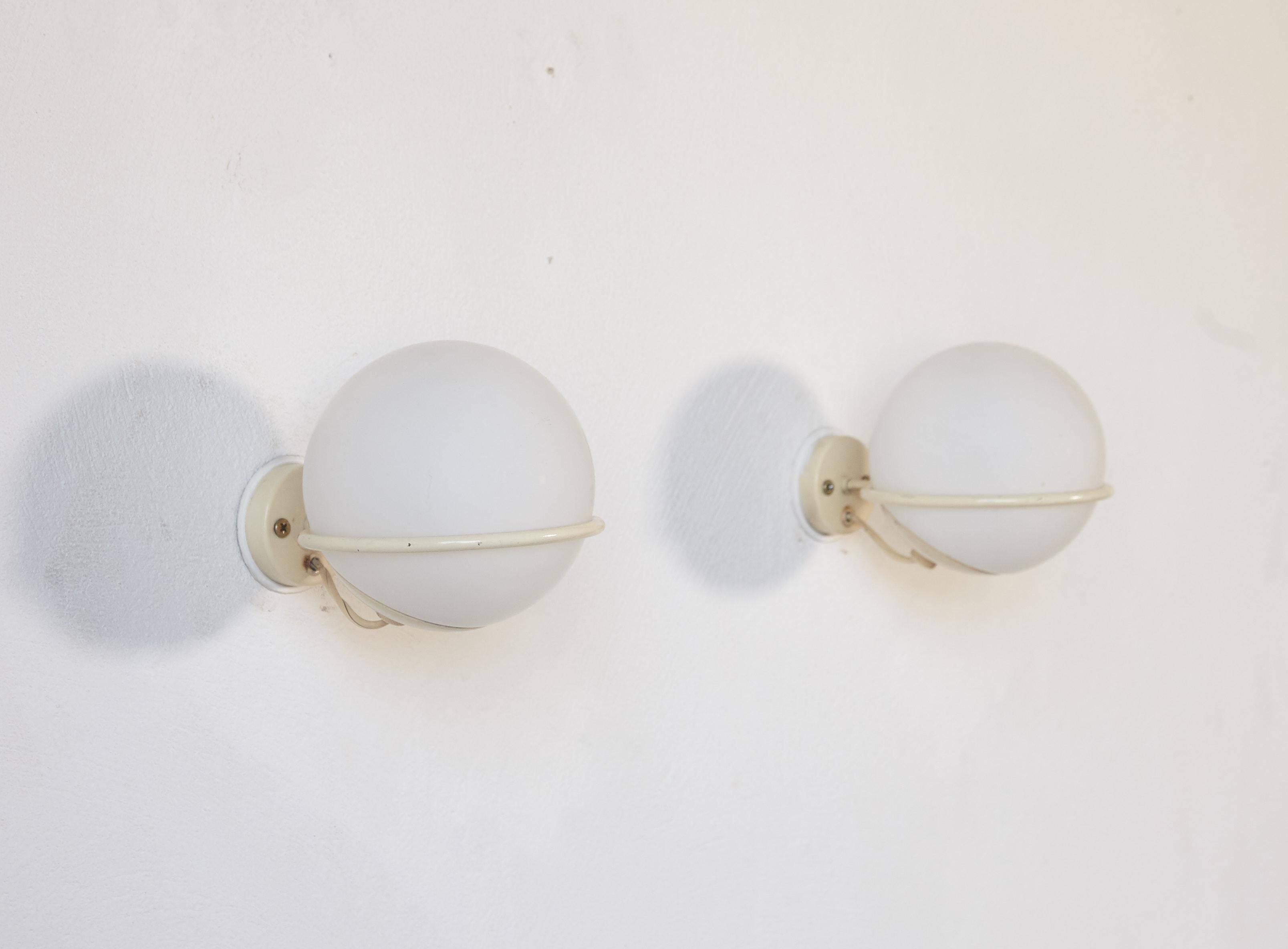 20th Century Pair of Gino Sarfatti Wall Lights, Model No. 238/1, Italy, 1960s