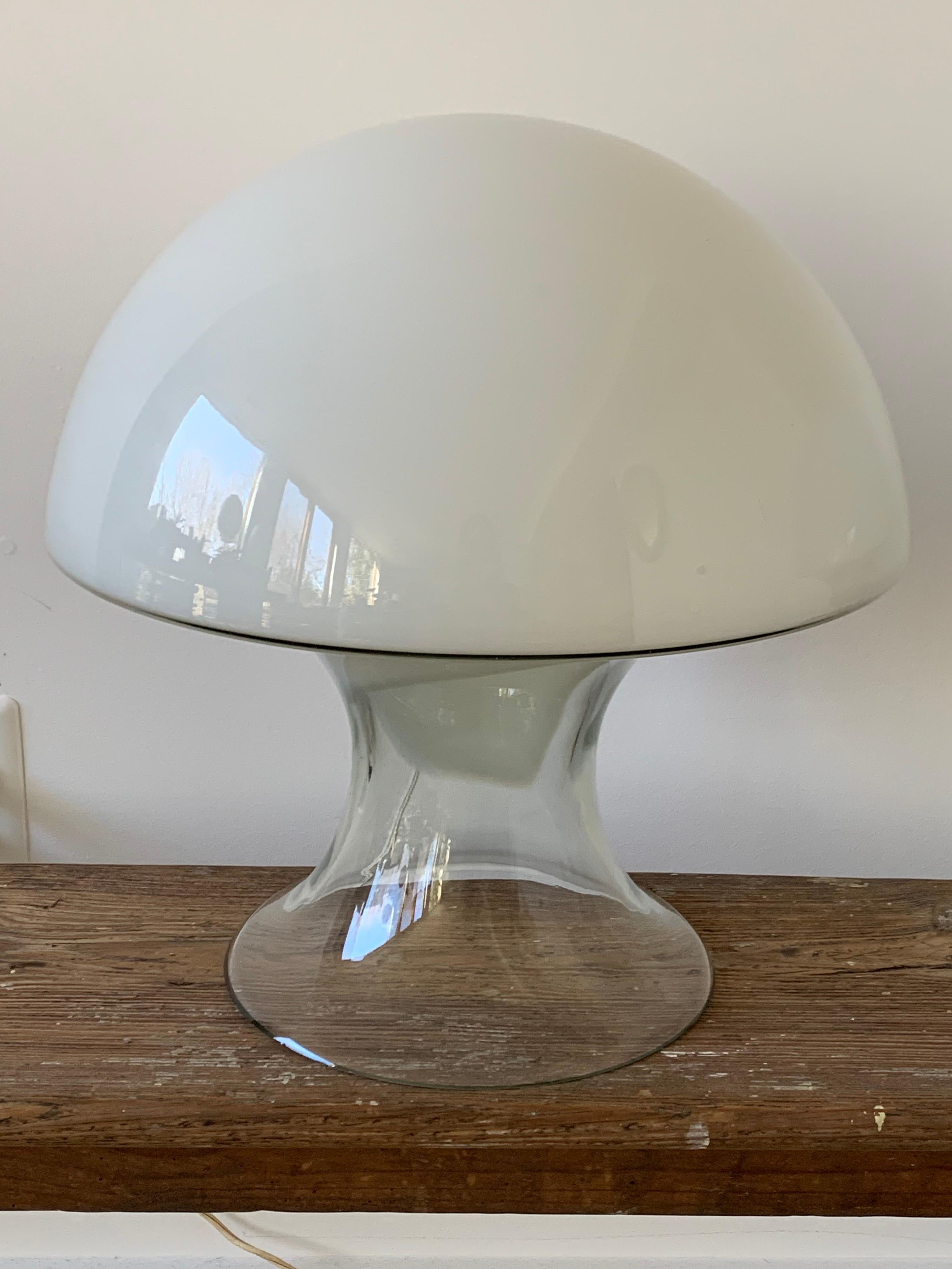 Pair of Gino Vistosi Murano Glass Table Lamps In Good Condition In Washington, DC