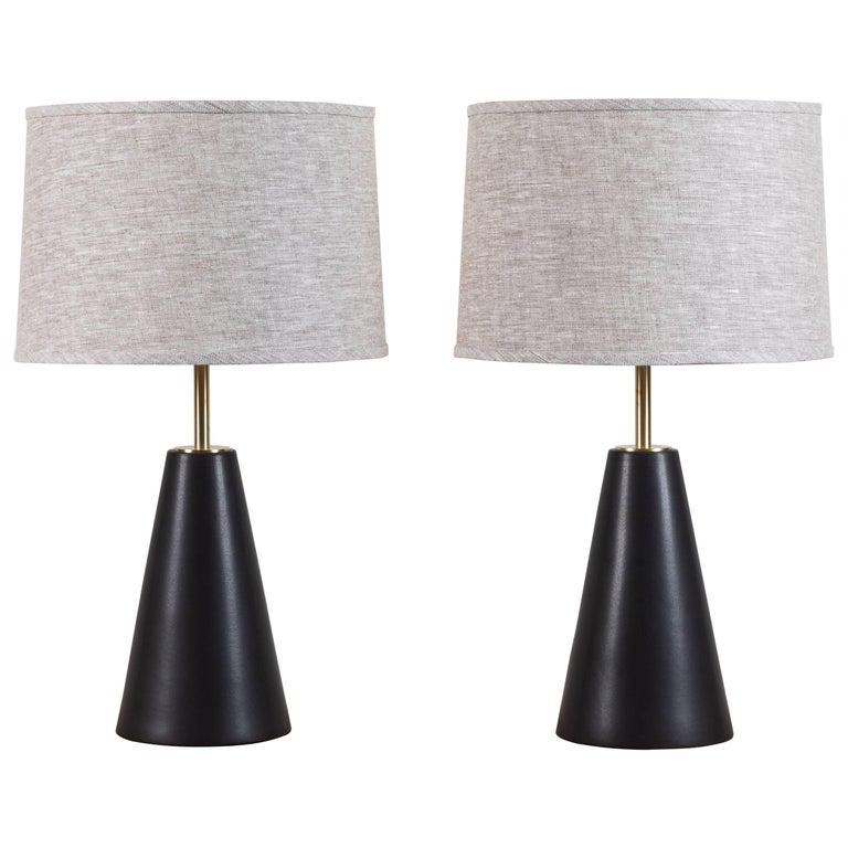 Pair of Gio Lamps by Stone and Sawyer For Sale