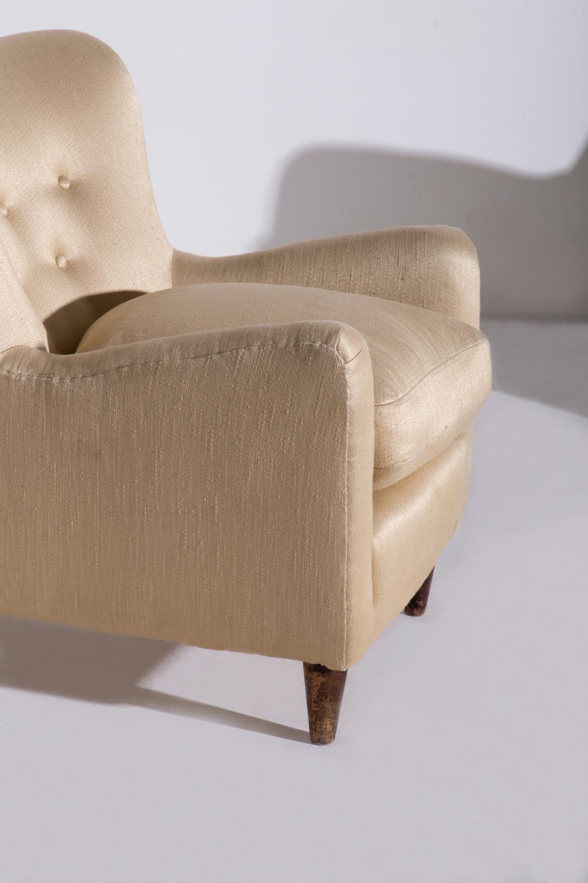 Milieu du XXe siècle Paire de fauteuils Gio ponti pour Cassina, certificat en vente