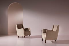 Pair of Gio Ponti Armchairs for Cassina, Conte Grande Liner, 1949