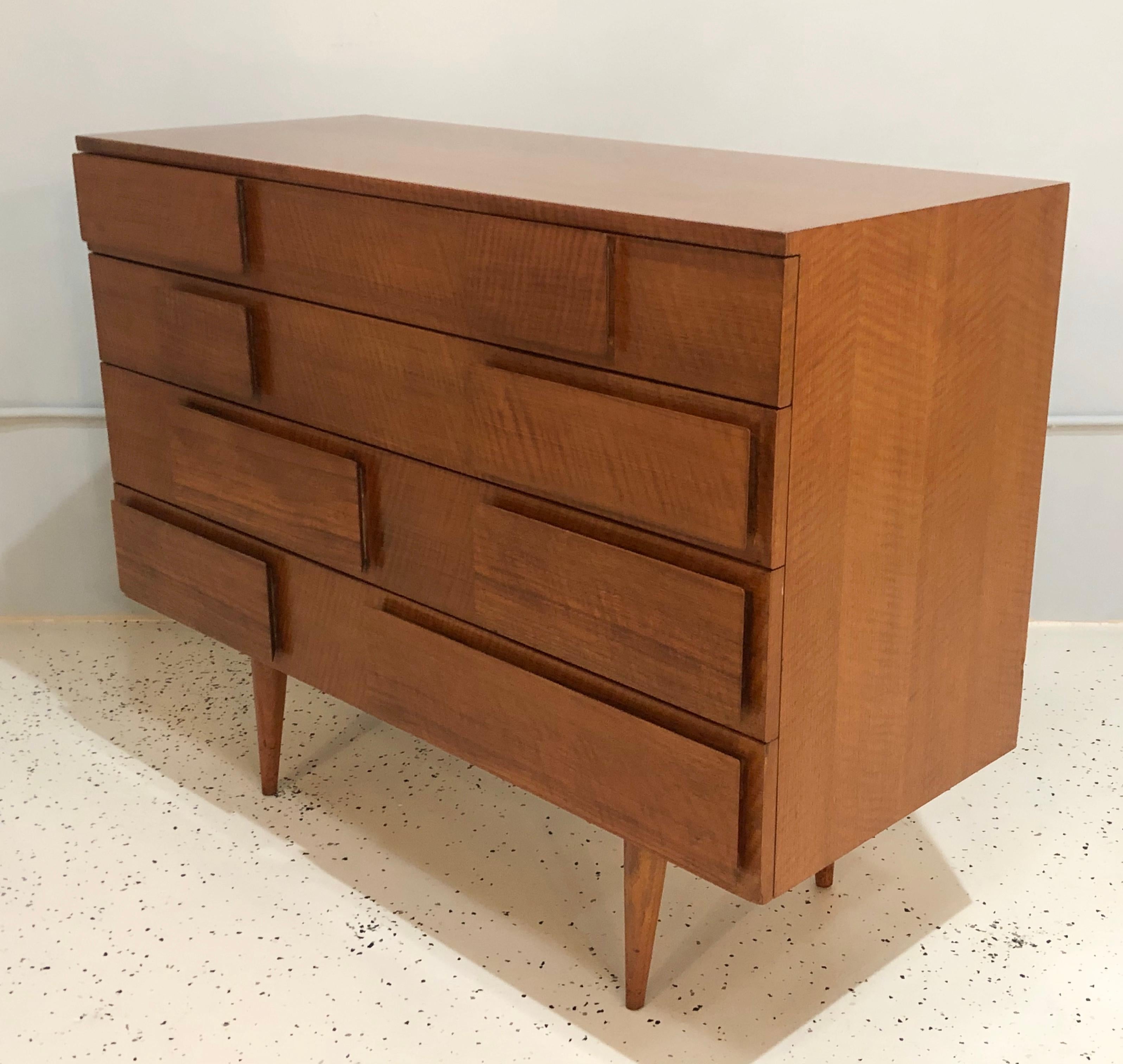 Mid-20th Century Pair of Gio Ponti Chests for Singer & Sons, Model 2129, circa 1955