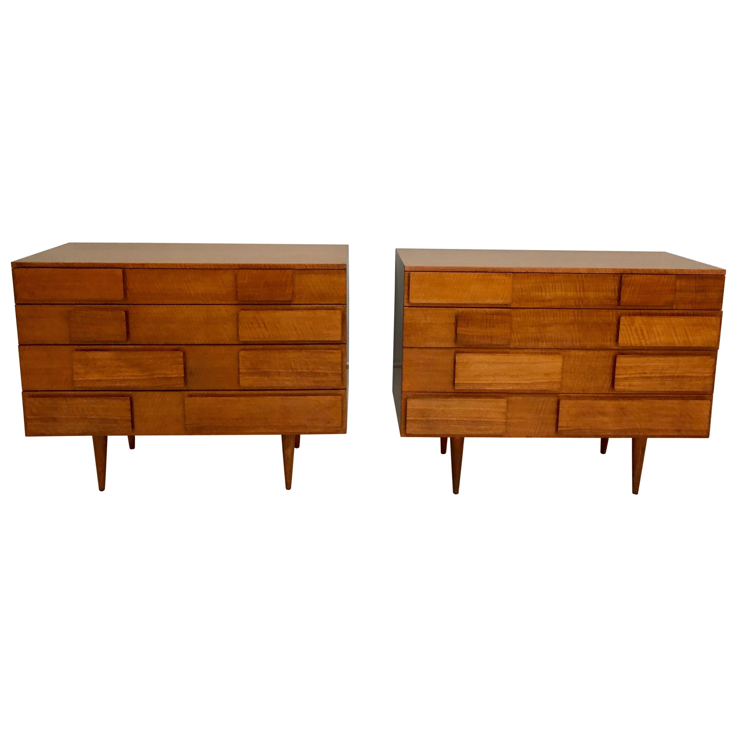 Pair of Gio Ponti Chests for Singer & Sons, Model 2129, circa 1955
