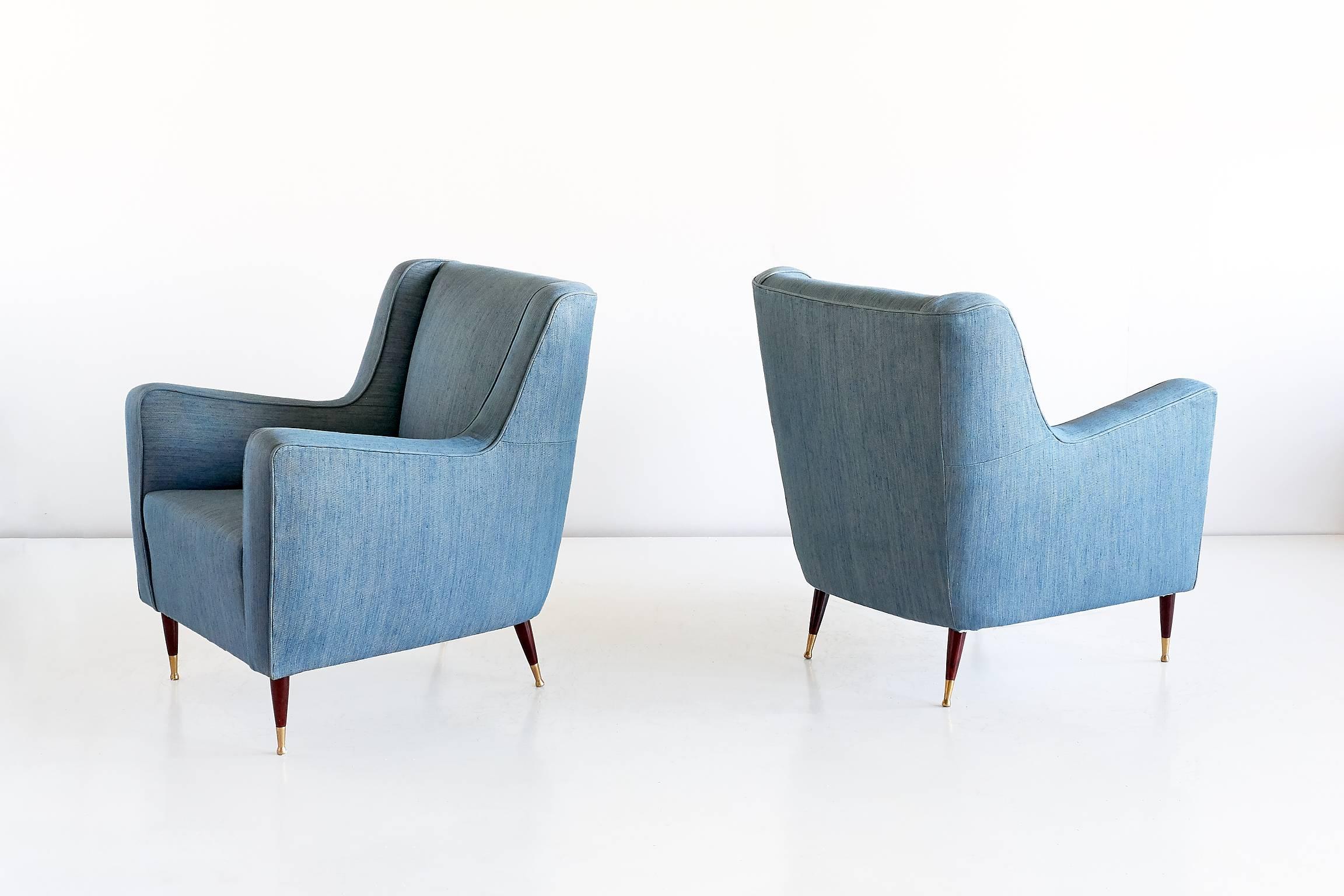 Pair of Gio Ponti 'Conte Grande' Armchairs, Late 1940s In Good Condition In The Hague, NL