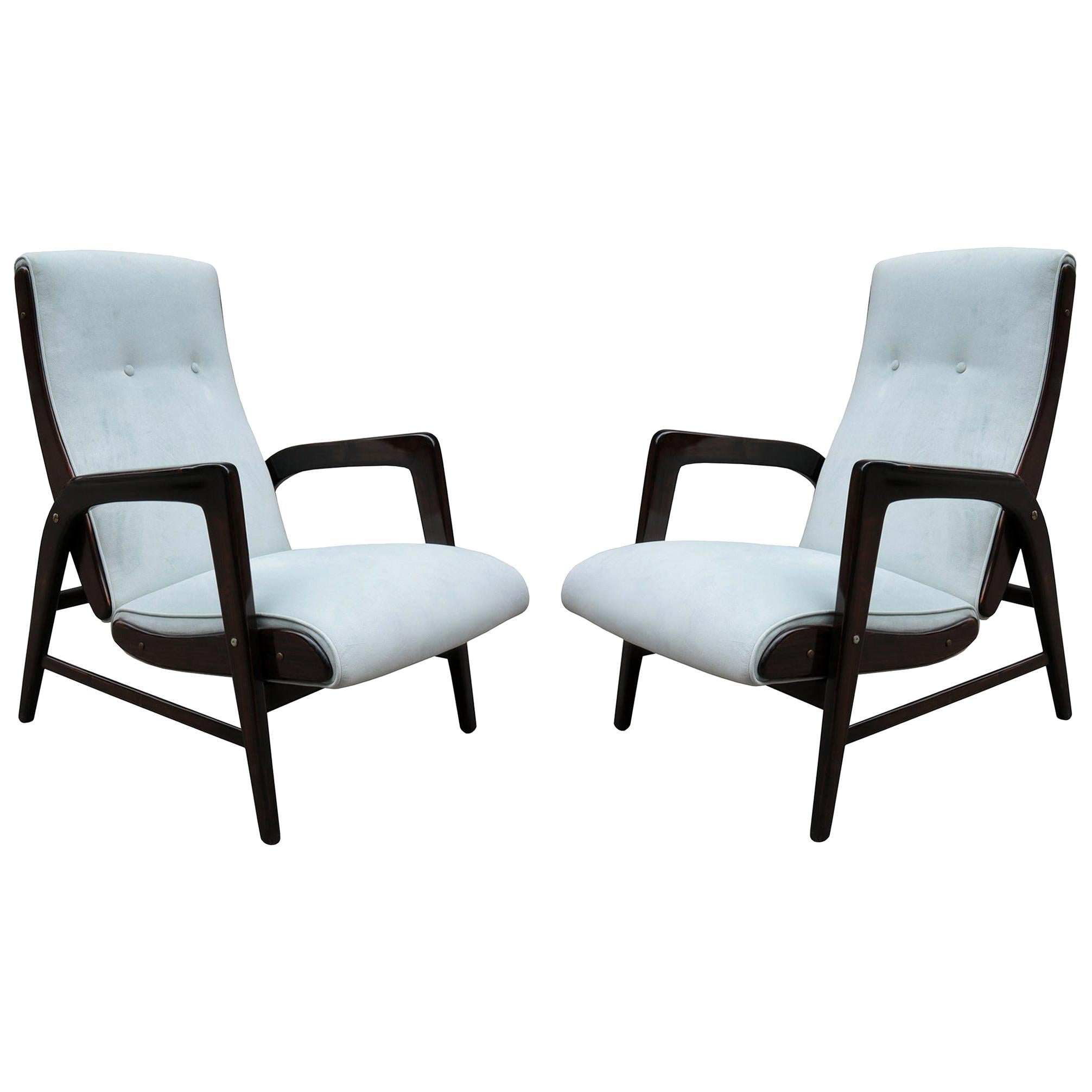 Pair of Gio Ponti Designed Armchairs