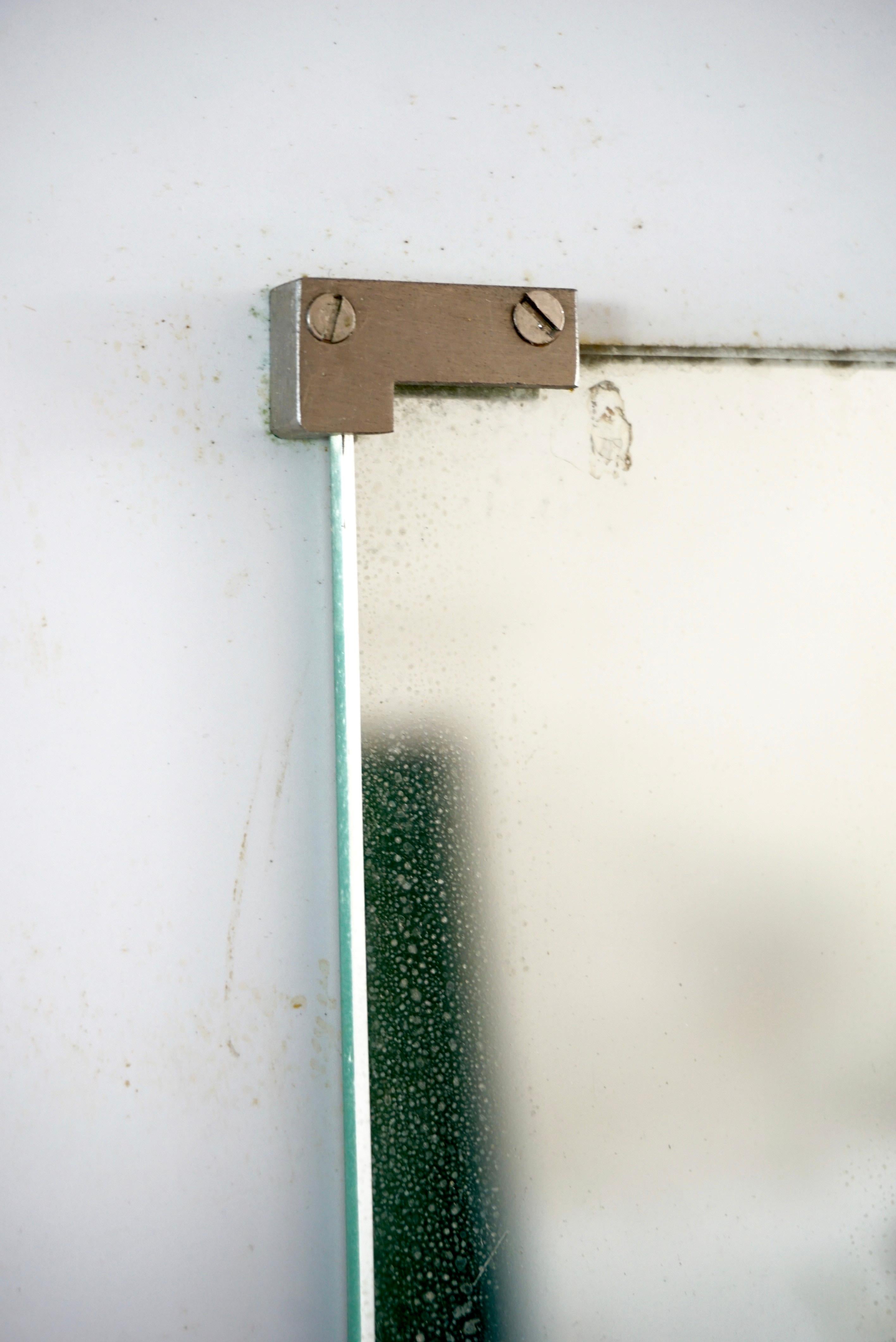 pair of GIO PONTI laminate wall cupboard doors with mirrors Hotel PdP Rome, 1964 For Sale 5