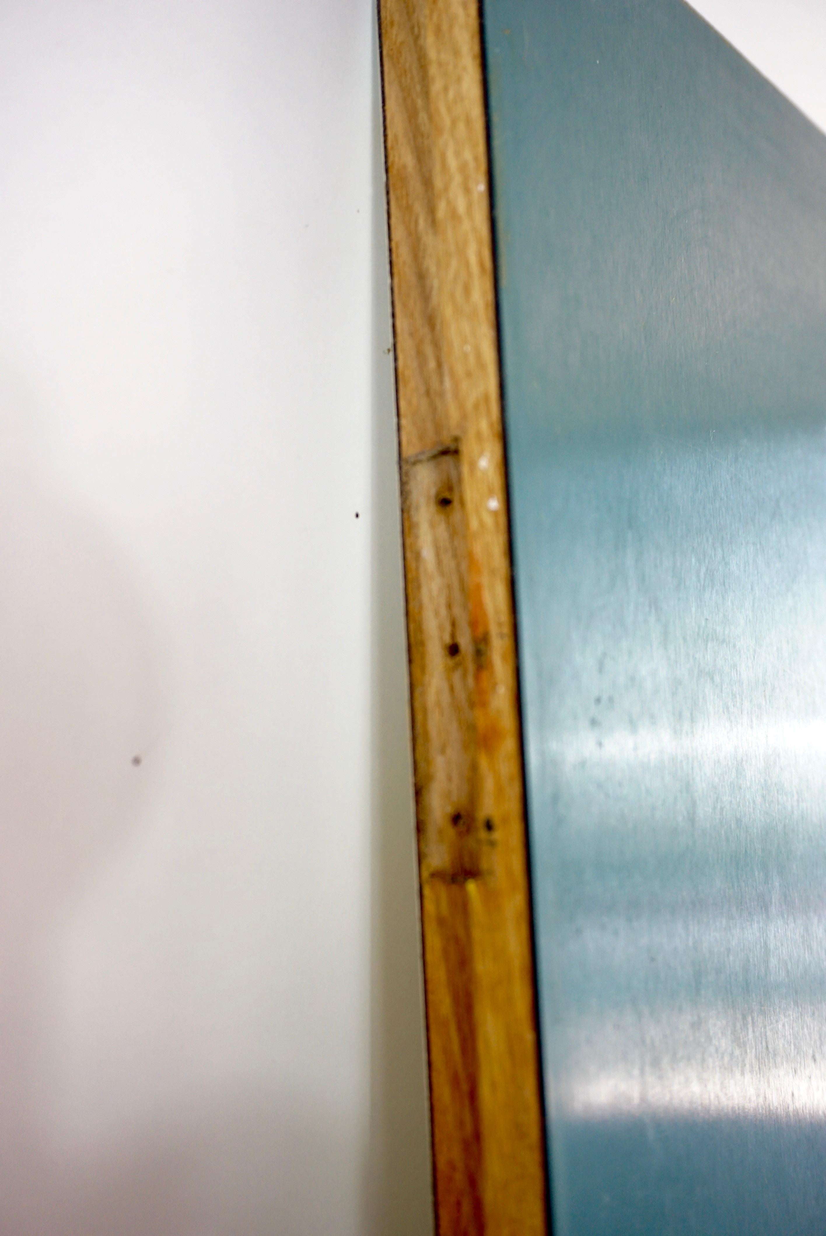 Mirror pair of GIO PONTI laminate wall cupboard doors with mirrors Hotel PdP Rome, 1964 For Sale