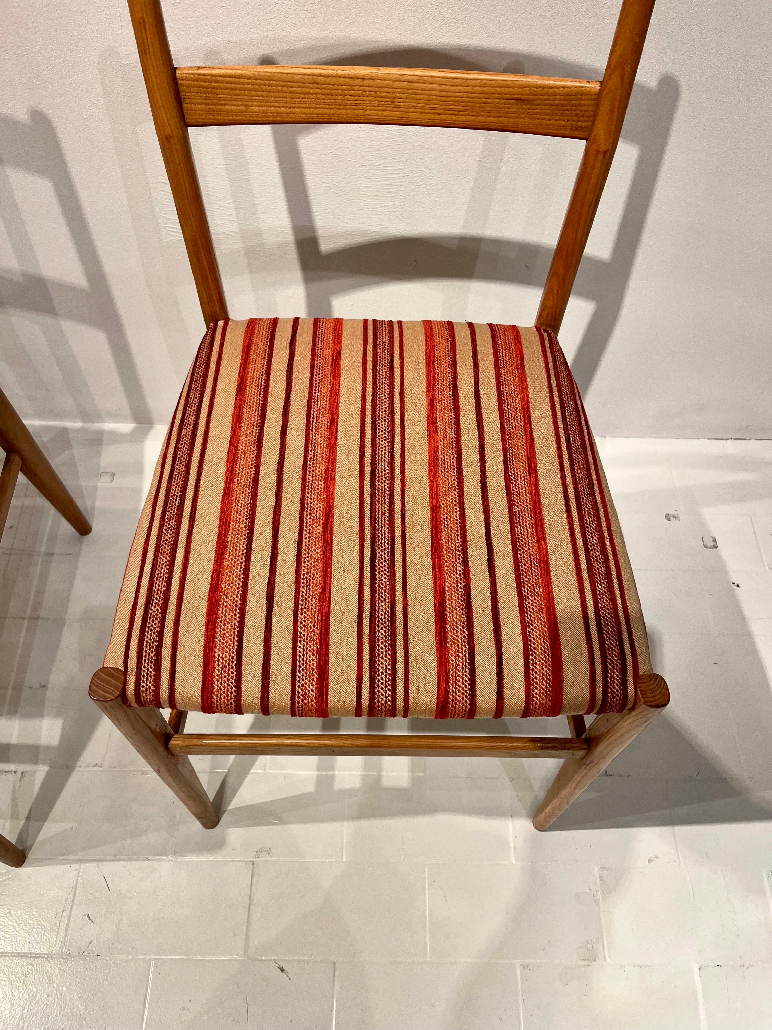 Pair of Gio Ponti Leggera Chairs, 1954 For Sale 1