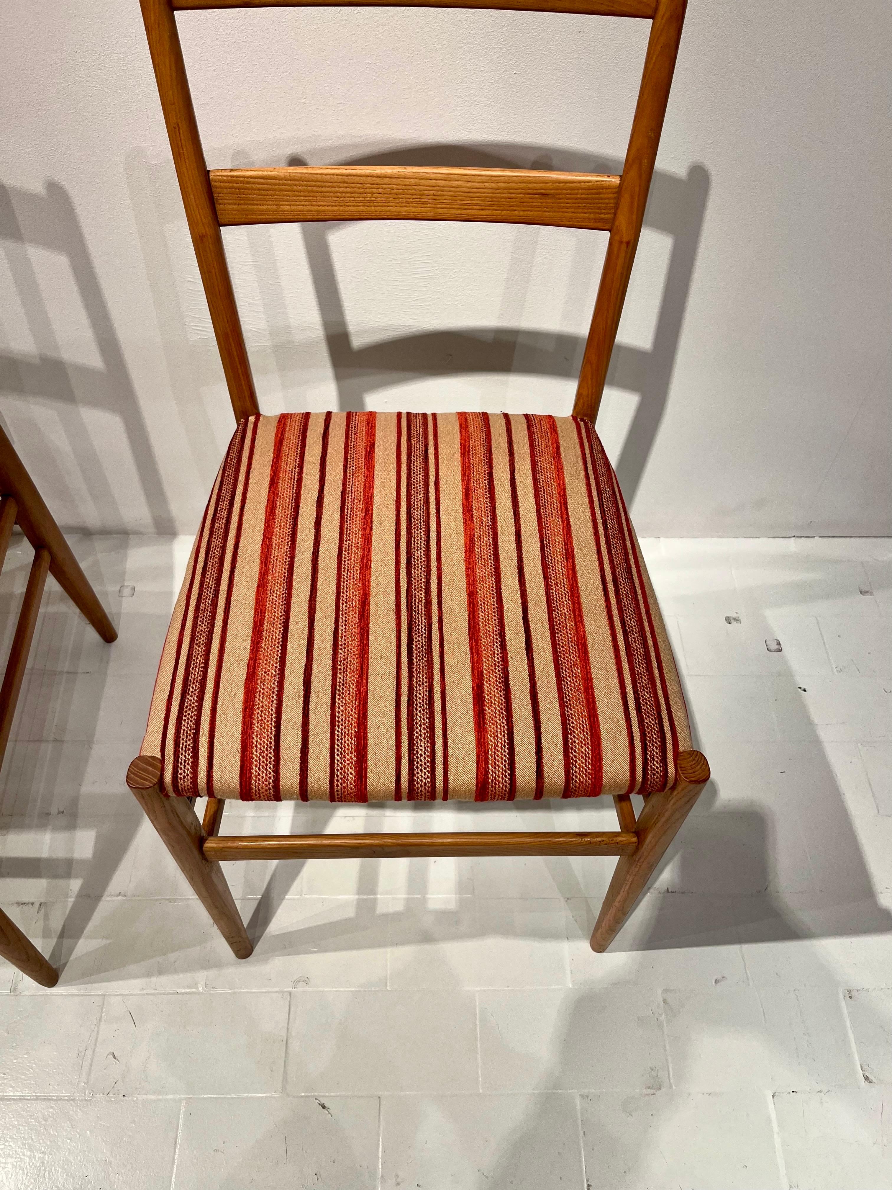 Pair of Gio Ponti Leggera Chairs, 1954 For Sale 2
