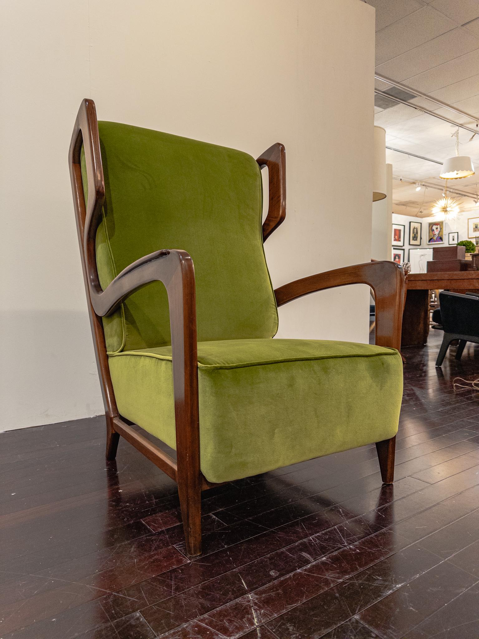 Pair Of Gio Ponti Lounge Chairs 1