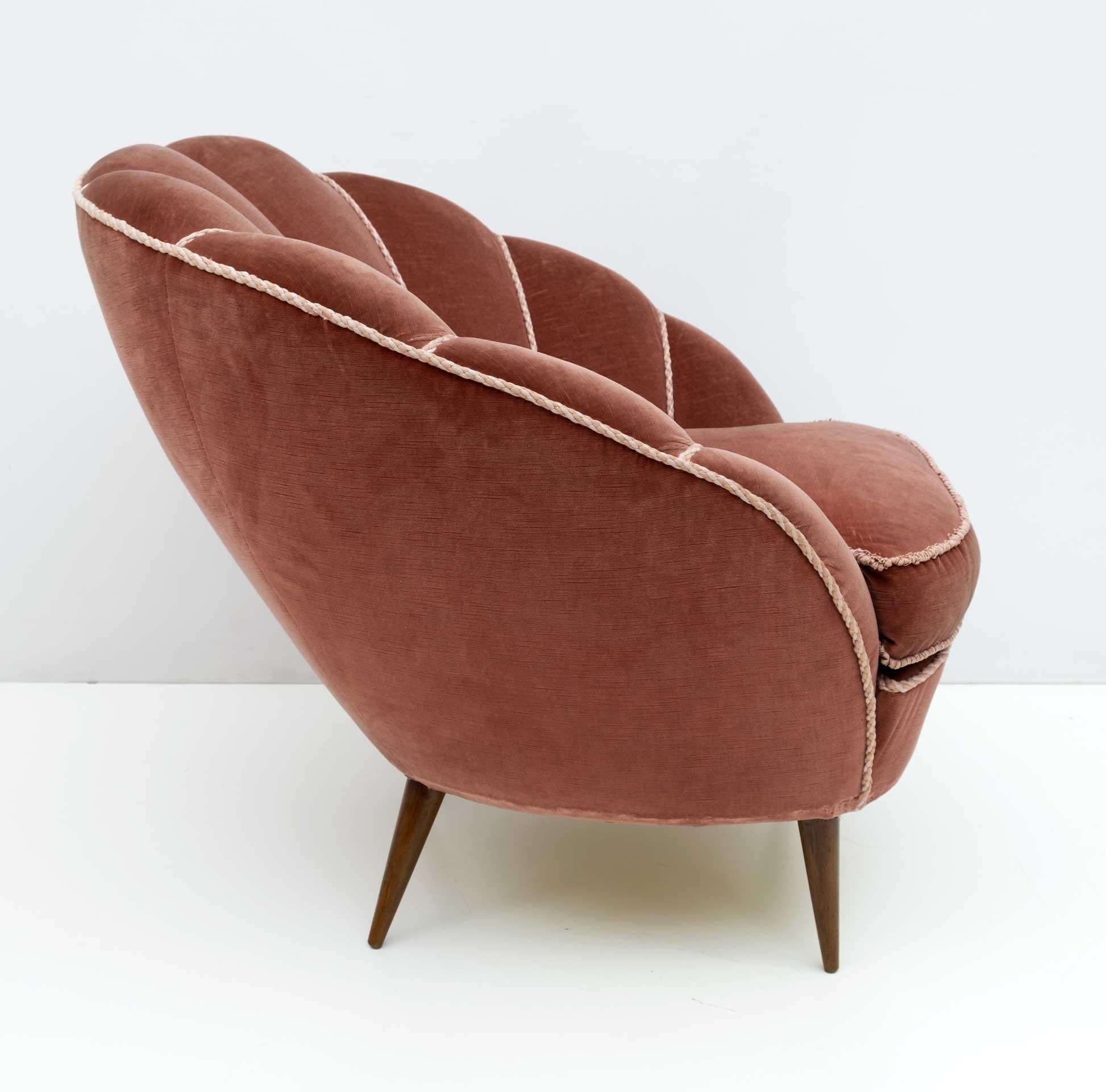 Paire de fauteuils italiens de Gio Ponti de style mi-siècle moderne par ISA Bergamo, années 50 en vente 5
