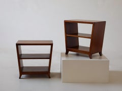 Pair of Gio Ponti Side Tables in Walnut, Italy c1950s