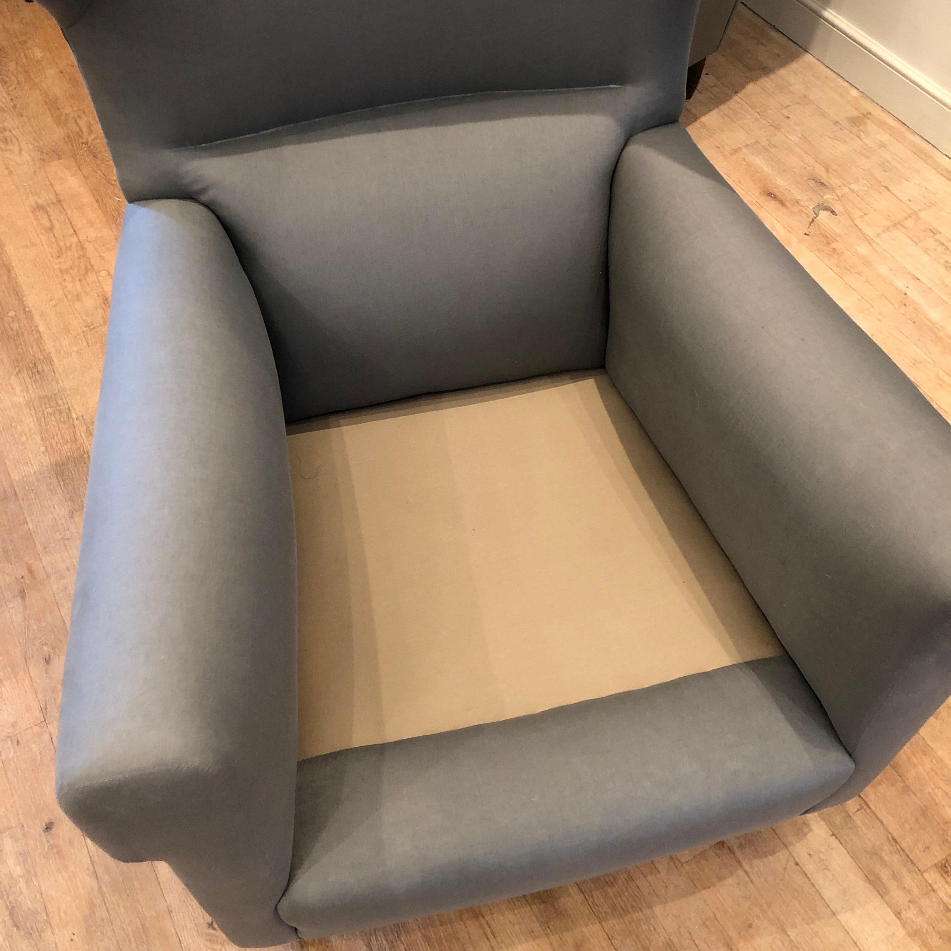 Pair of Gio Ponti Style Armchairs For Sale 3