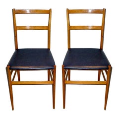 Pair of GIO PONTI Superleggera Chairs