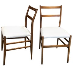 Pair of Gio Ponti Superleggera Dining Chairs