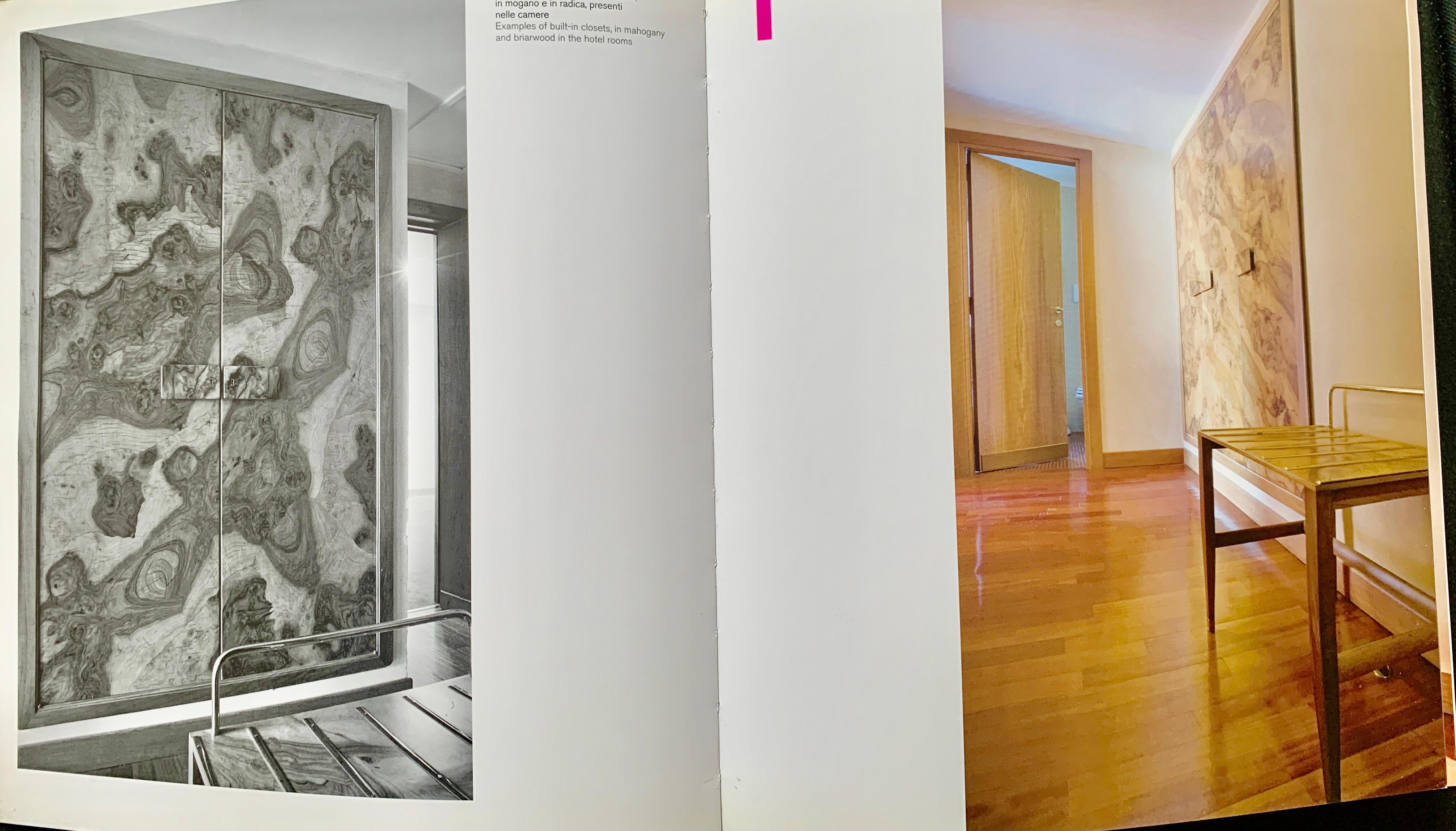 Pair of Gio Ponti Wardrobe  Doors from the Hotel Royal, Naples, 1955 For Sale 10