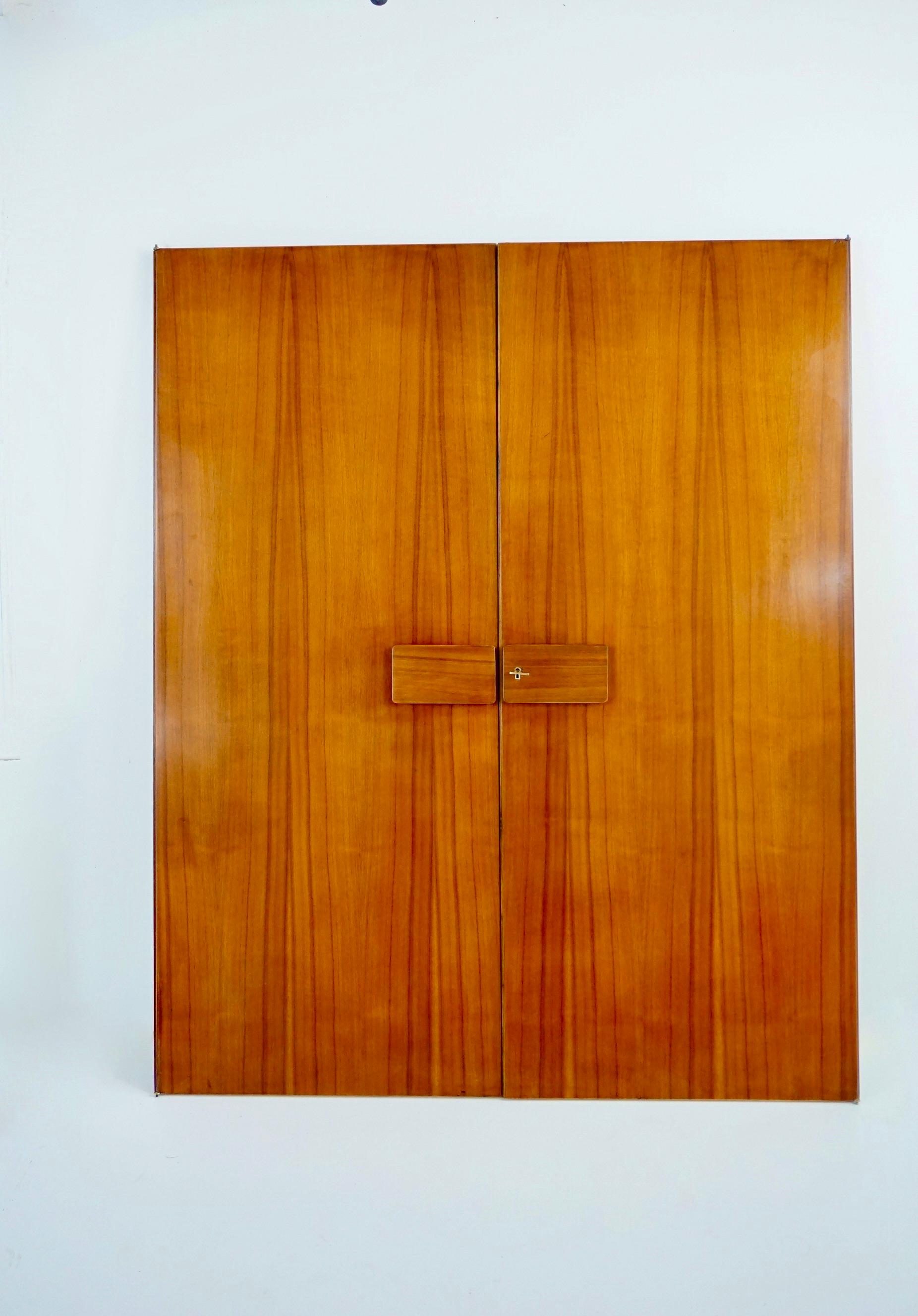 Mid-Century Modern Pair of Gio Ponti Wardrobe  Doors from the Hotel Royal, Naples, 1955 For Sale
