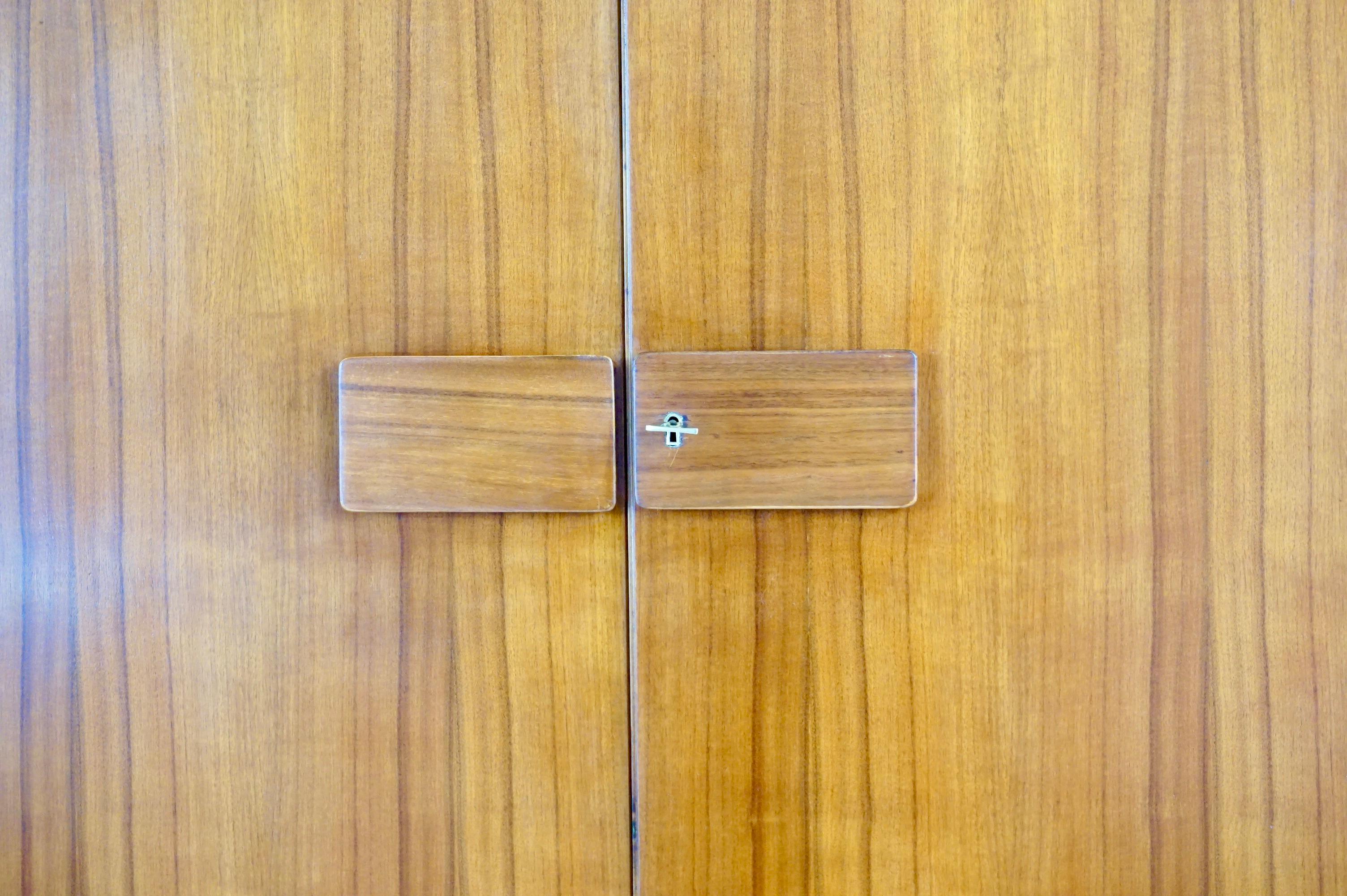 Italian Pair of Gio Ponti Wardrobe  Doors from the Hotel Royal, Naples, 1955 For Sale