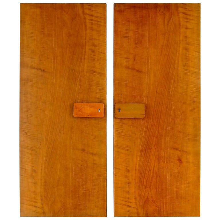 Pair of Gio Ponti Wardrobe Doors from the Hotel Royal, Naples, 1955 For Sale