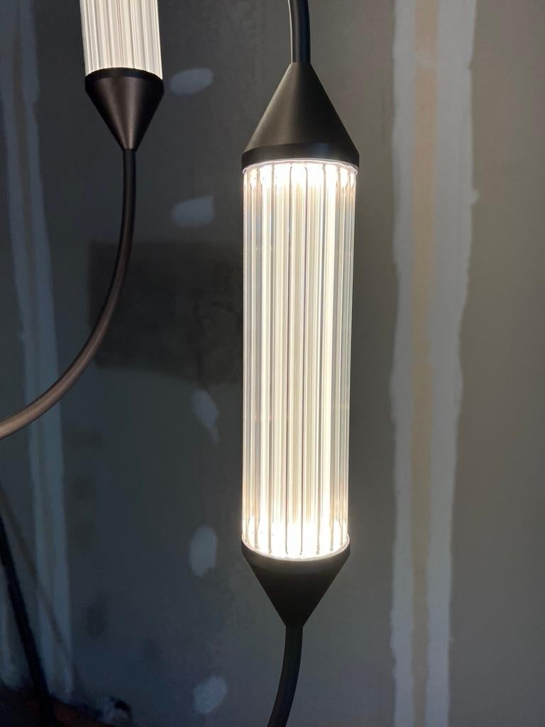 Contemporary Pair of Giopato and Coombes Cirque Chandeliers
