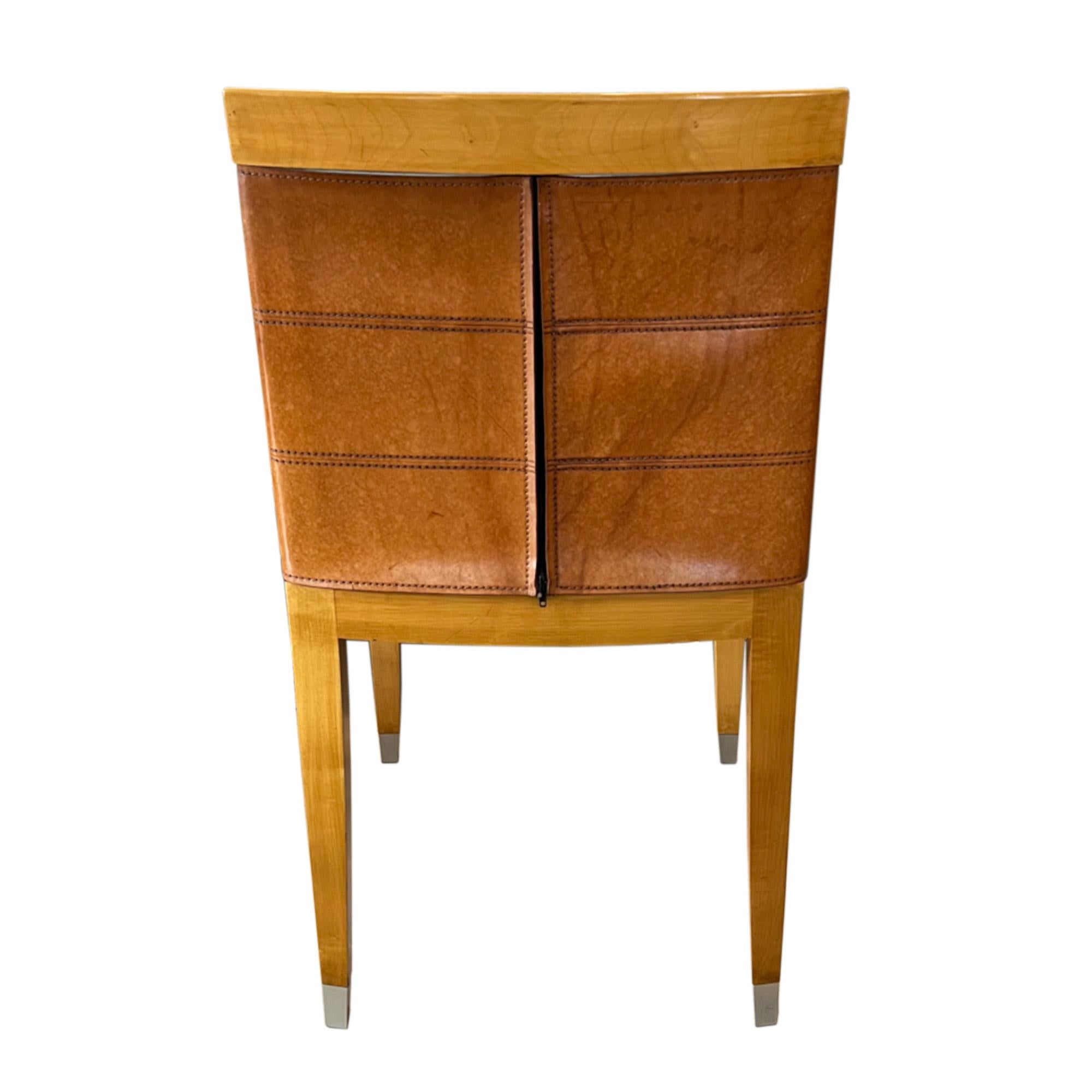 Pair of Giorgetti 1980s Dining Chairs In Good Condition In London, GB
