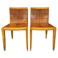 Pair of Giorgetti 1980s Dining Chairs