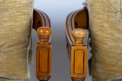 Pair of Giorgetti Armchairs Gallery Collection, Made in Italy, 1970s