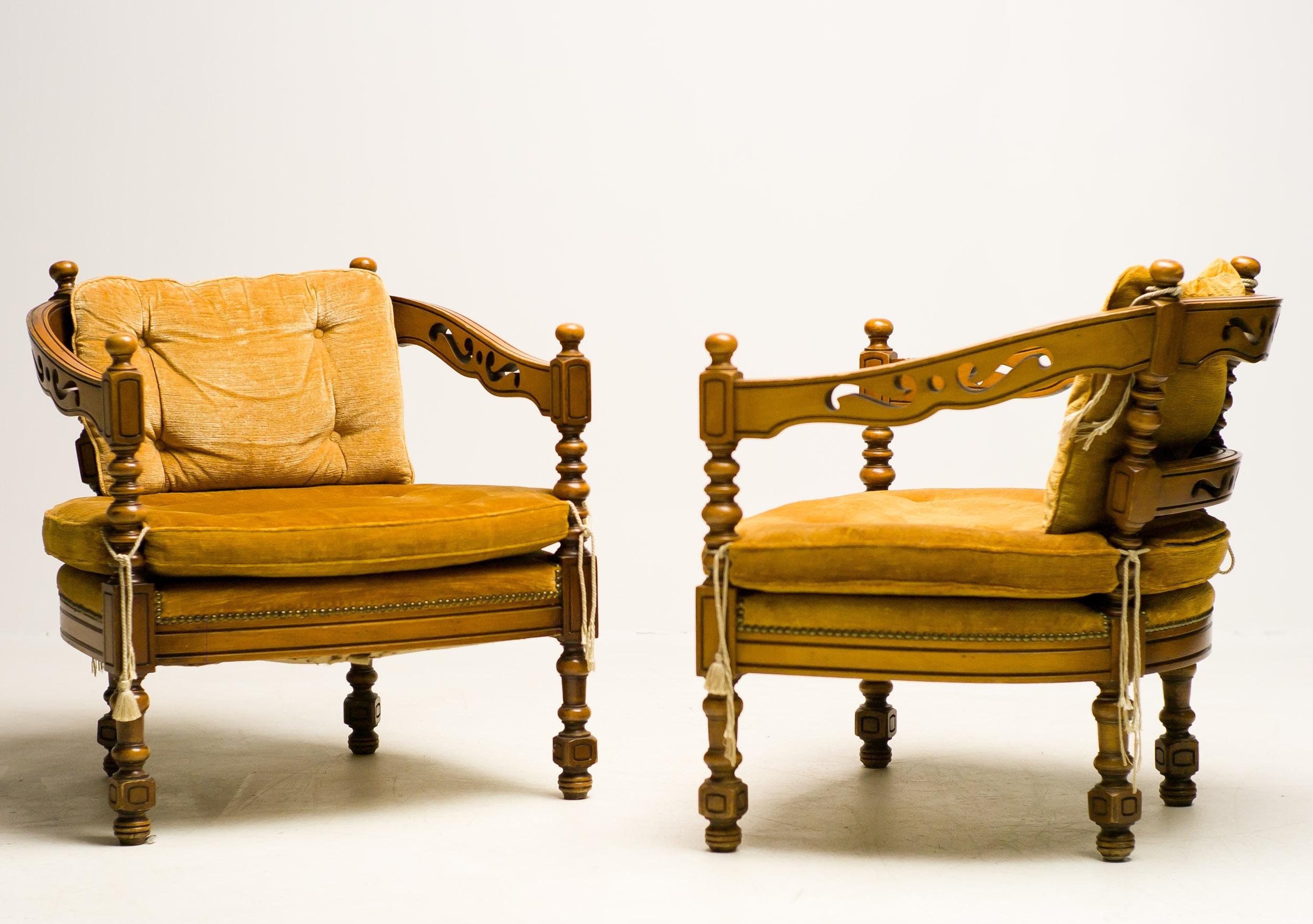 Pair of Giorgetti Armchairs of the 1975 Gallery Collection 3