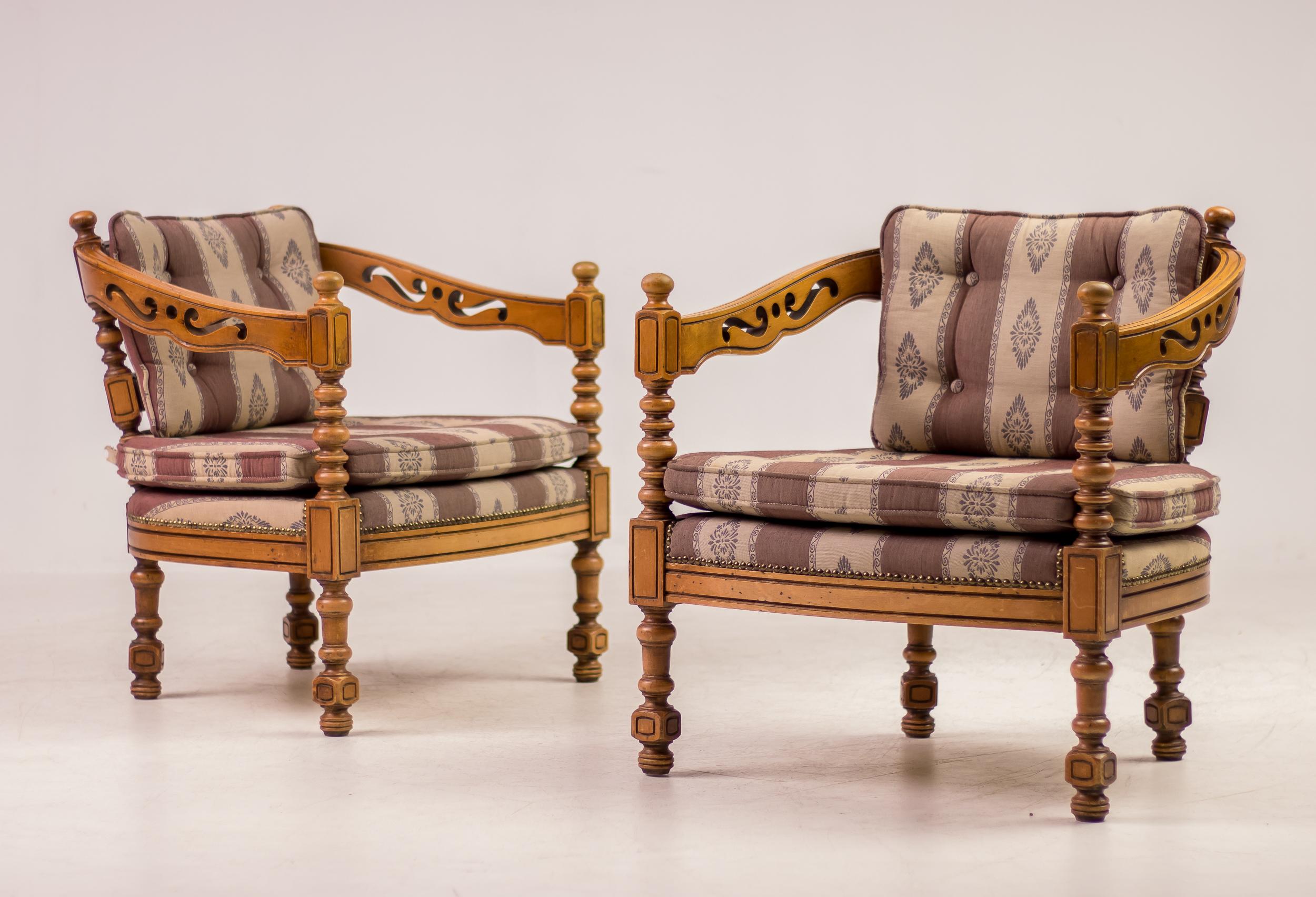 Pair of Giorgetti Gallery Armchairs 3