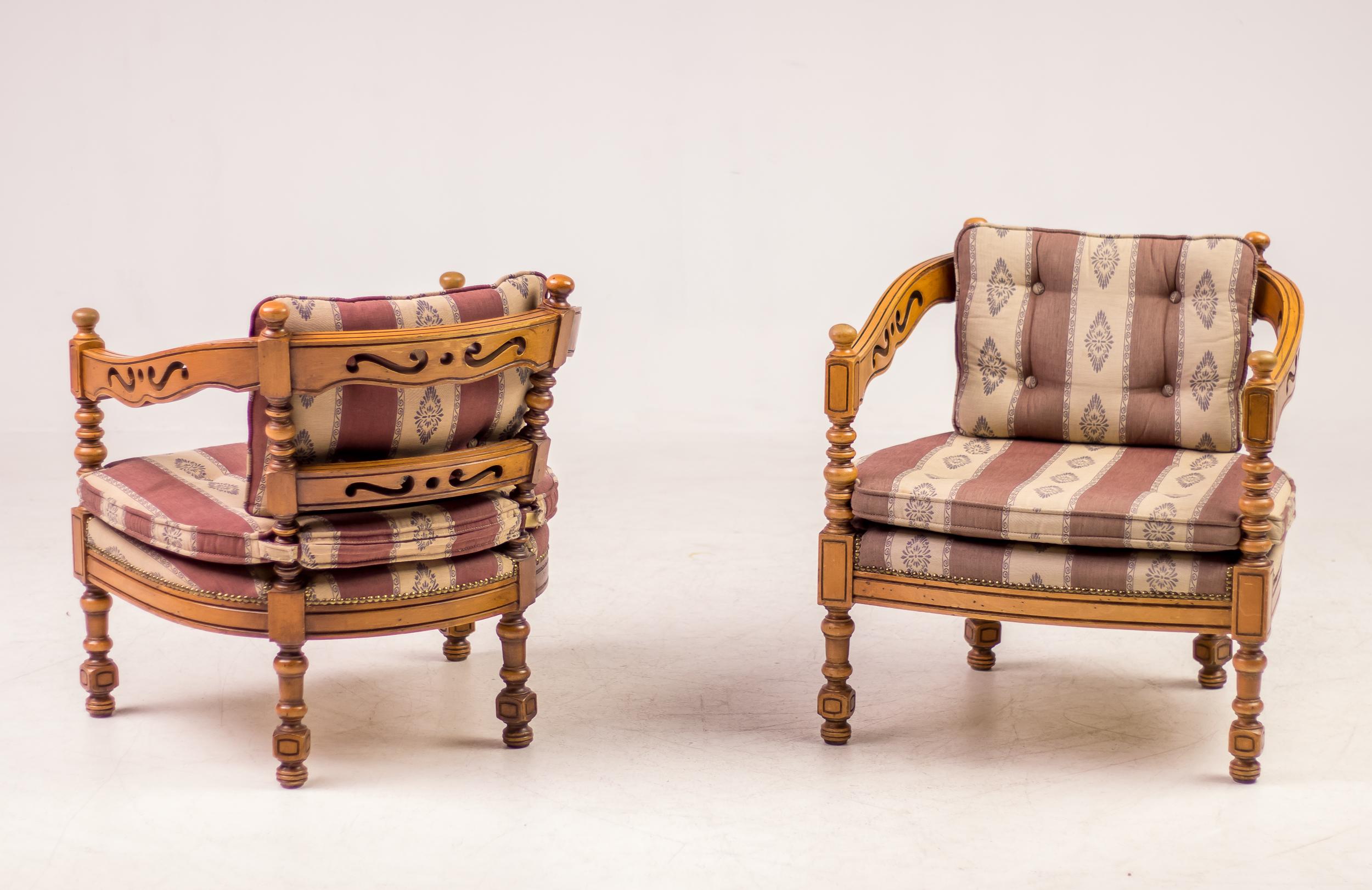 Pair of Giorgetti Gallery Armchairs 5