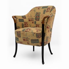 Pair of Giorgetti Italian Armchairs "Progetti", 1980s